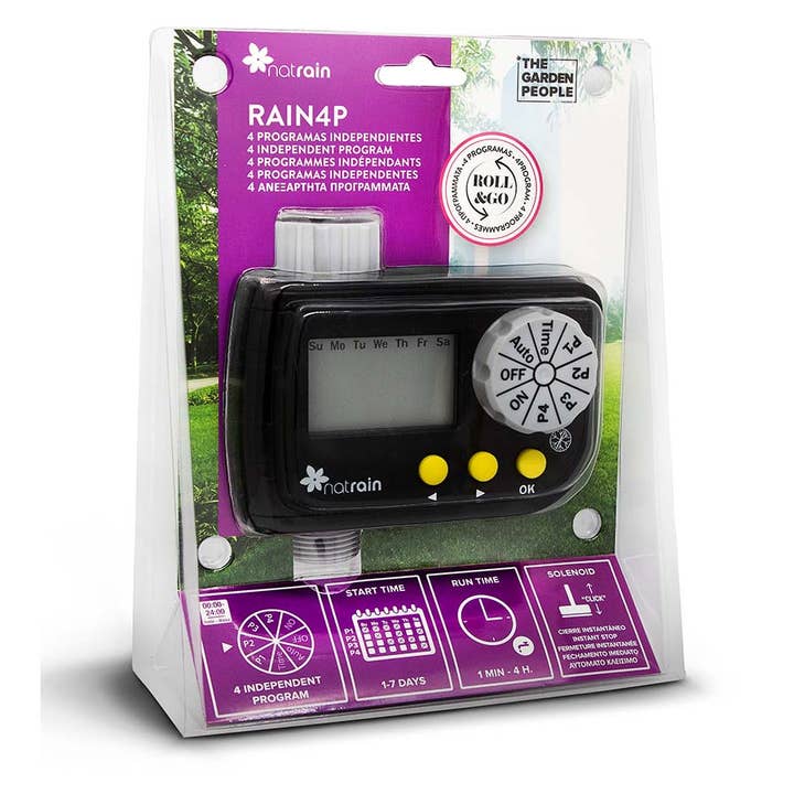 JARDIN Y NATURA OUTDOOR & GARDEN PRODUCTS SL – wholesale Trädgårdsverktyg – Elektronisk bevattningsprogrammerare med 4 oberoende program - RAIN4P3