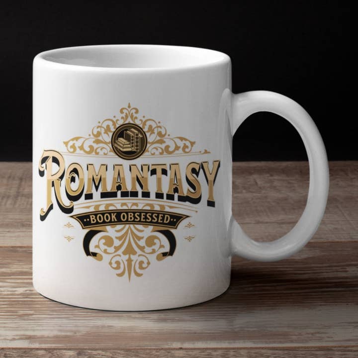 Mug Obsédé par les Livres de Romantasy pour la vente par Milady's Mythical Market