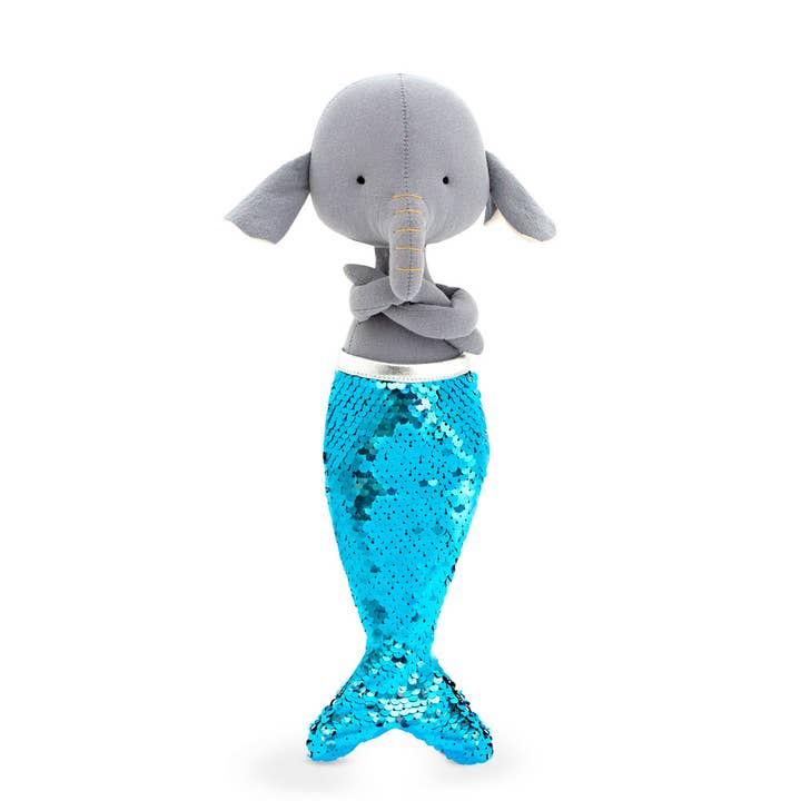 Orange Toys - Wholesale Stuffed/Plush Toy - Kids & Baby - GIFT SET: Alicia the Elephant Plush + Mermaid Tail3