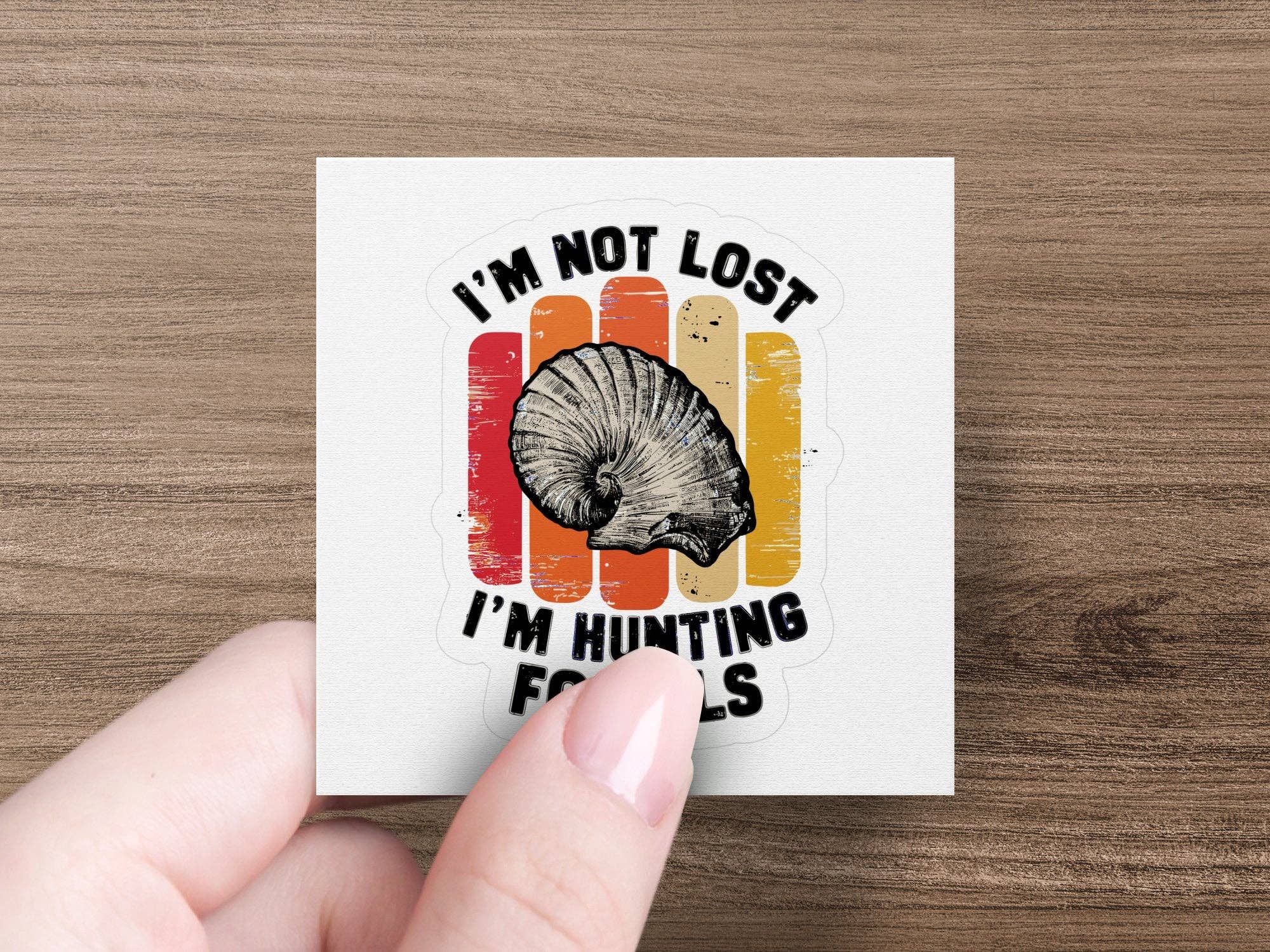 FreakyTeeFactory - Wholesale Sticker - I'm Not Lost I'm Hunting Fossils Enthusiast Stickers4