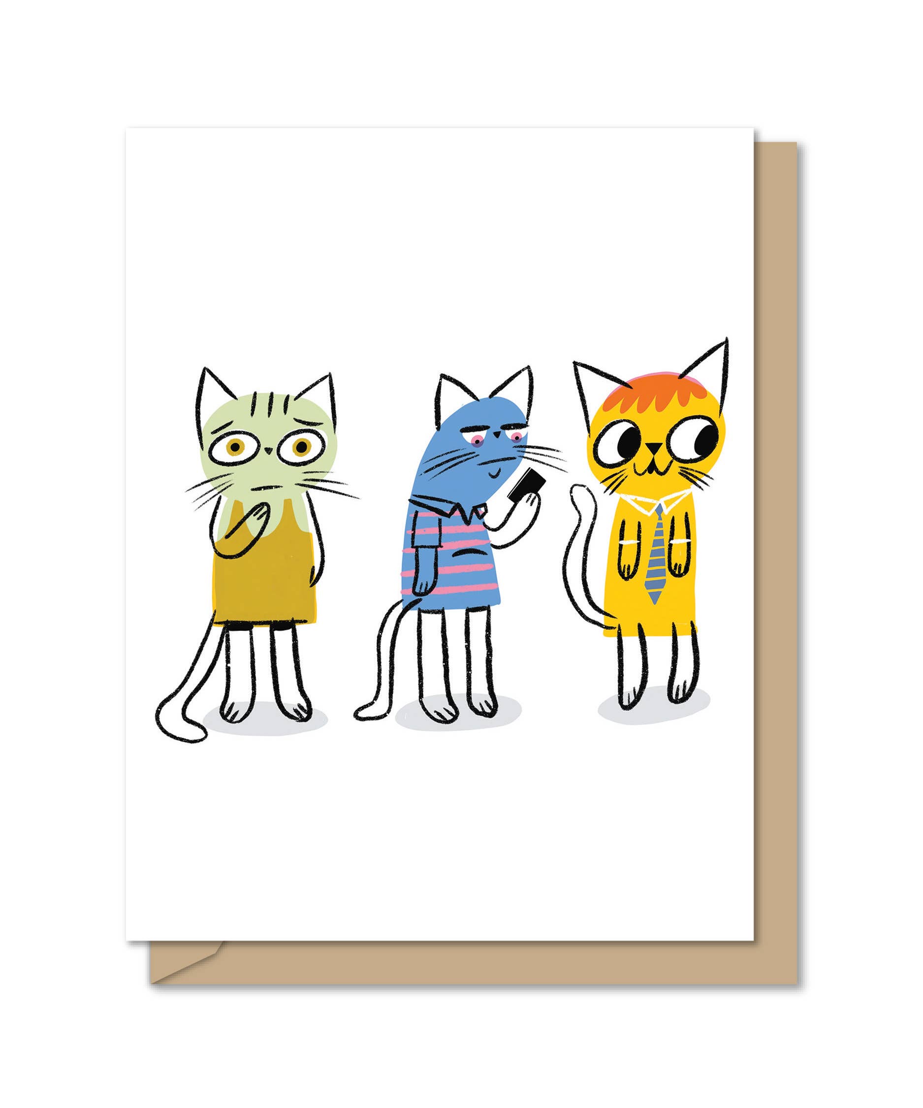 Maginating - Vente Cartes d'anniversaire - Carte de vœux d'anniversaire à trois volets | Anniversaire du chat le plus cool1