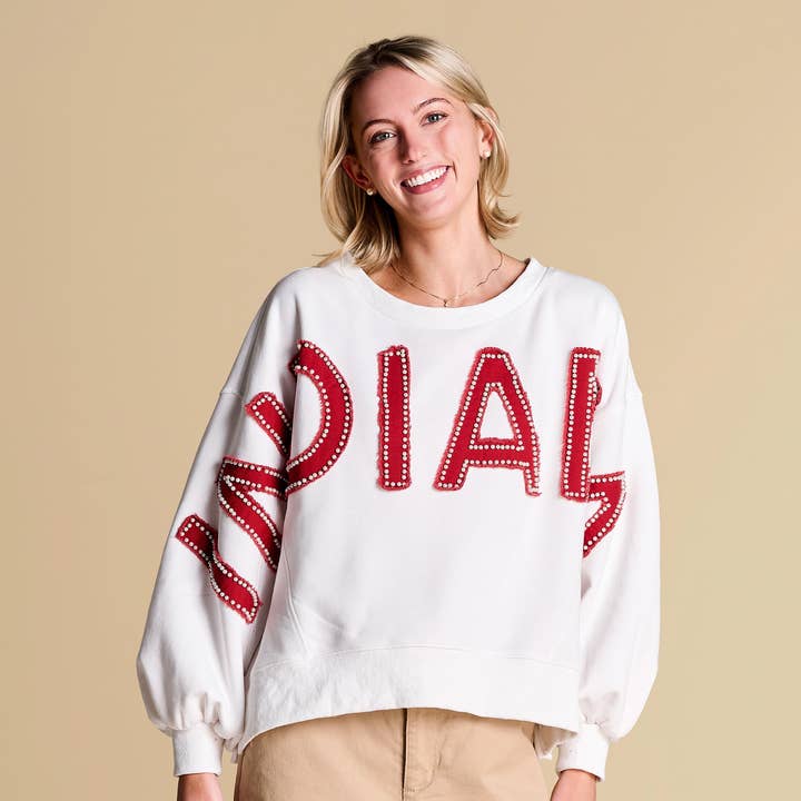 The All-Star Distressed Pullover | Indiana for wholesale by Stewart Simmons