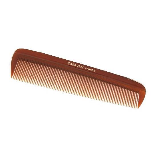 CARAVAN J NAHON IMPORT - Wholesale Hair Brush/Comb - Small Pocket Comb w/ Fine Teeth in Tortoise Shell 90392