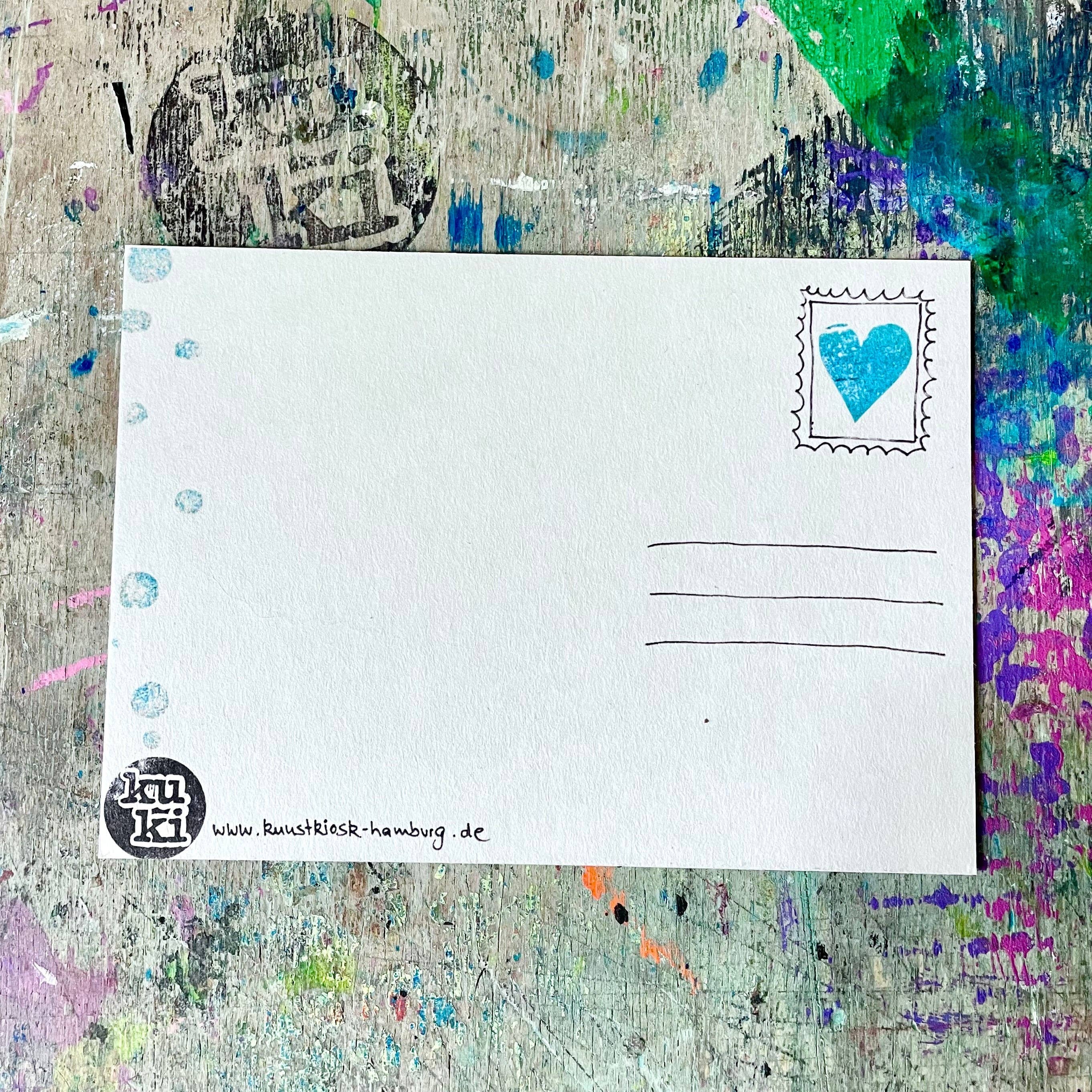 kuki - Wholesale Postcard - "Let Yourself Drift" kuki Postcard Set of 105