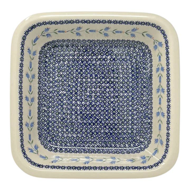 Baker, Square, 11.5" Deep in "Lily of the Valley" by Manufaktura | Z149T-ASD for wholesale by Polish Pottery Outlet
