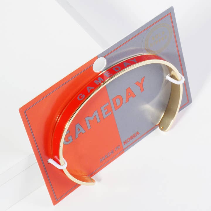 Lou & Co - Wholesale Cuff Bracelet - Enamel Gameday Cuff Bracelet8