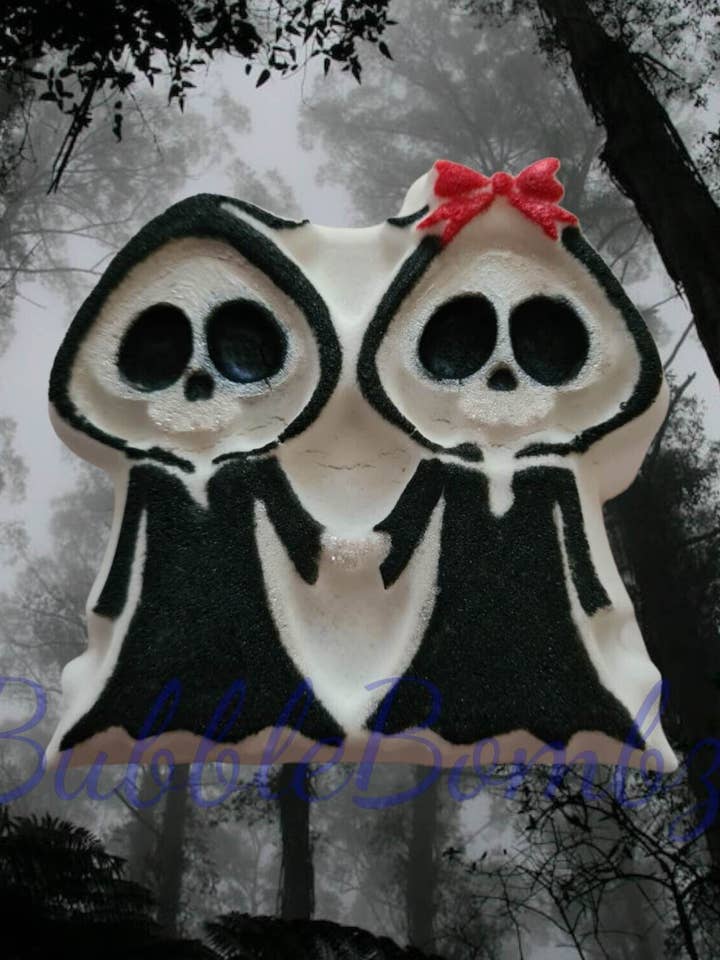 MR & MRS REAPER Bath Bomb Mould BBHP EXCLUSIVE for wholesale by BBHP Moulds