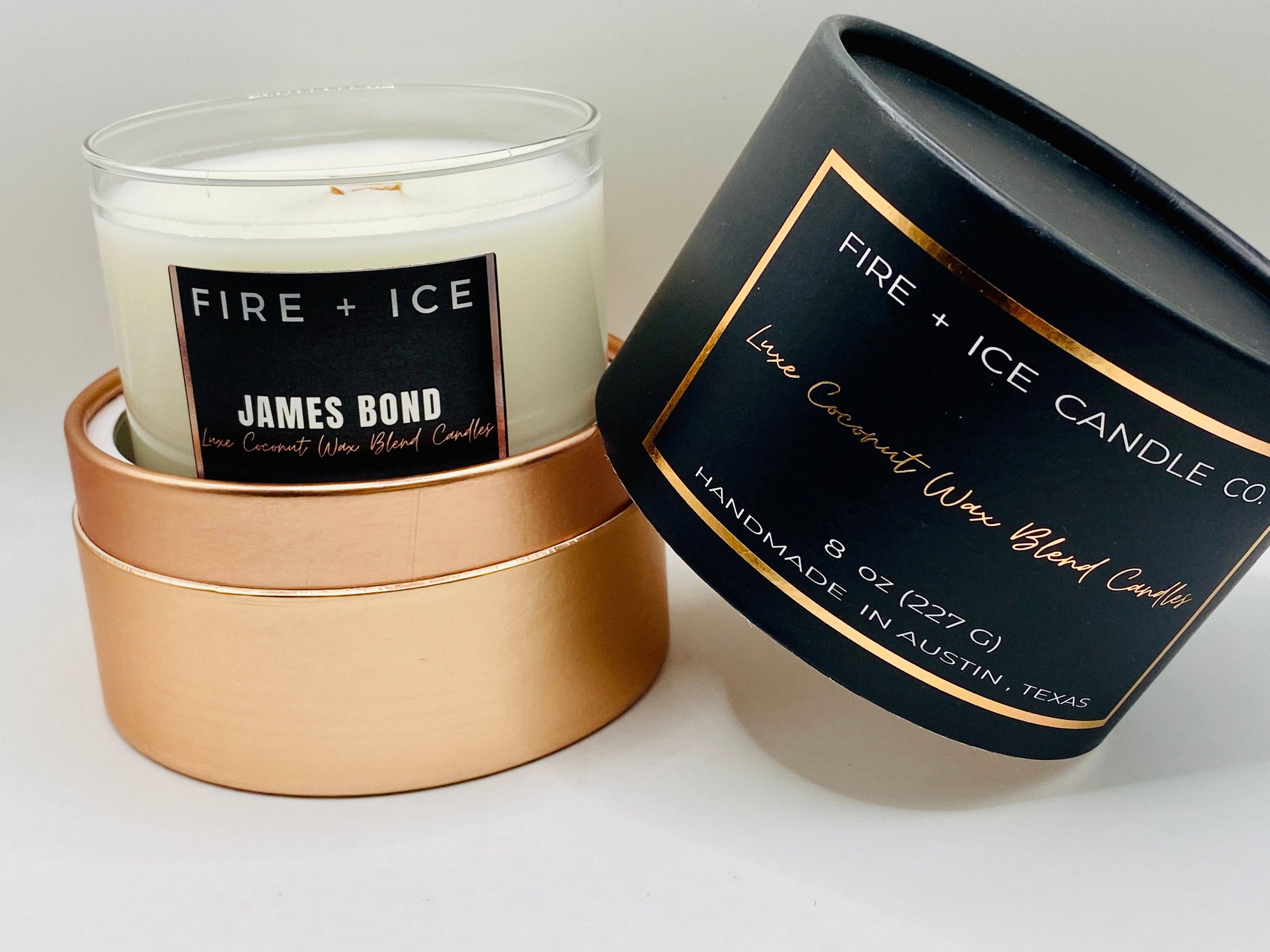 Fire + Ice Candle Co. - Wholesale Jar/Filled Candle - James Bond11