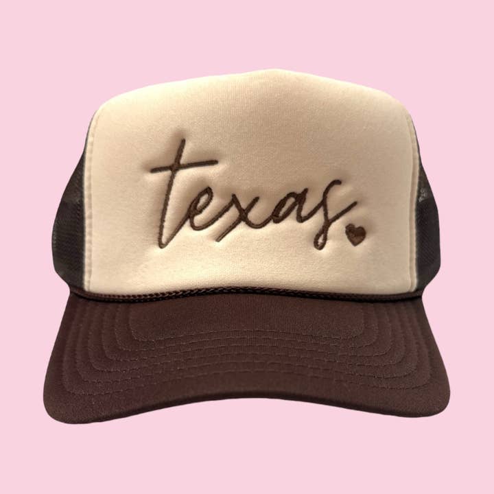 Texas Trucker-Hut - Braun & Beige für den Großhandel von Camel Threads