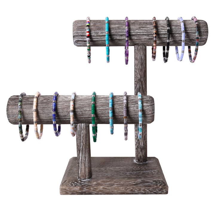 Zoey Simmons - Wholesale Beaded Bracelet - $11.00 Pc x 15 Pcs Semi-Precious Beaded Bracelets Prepack