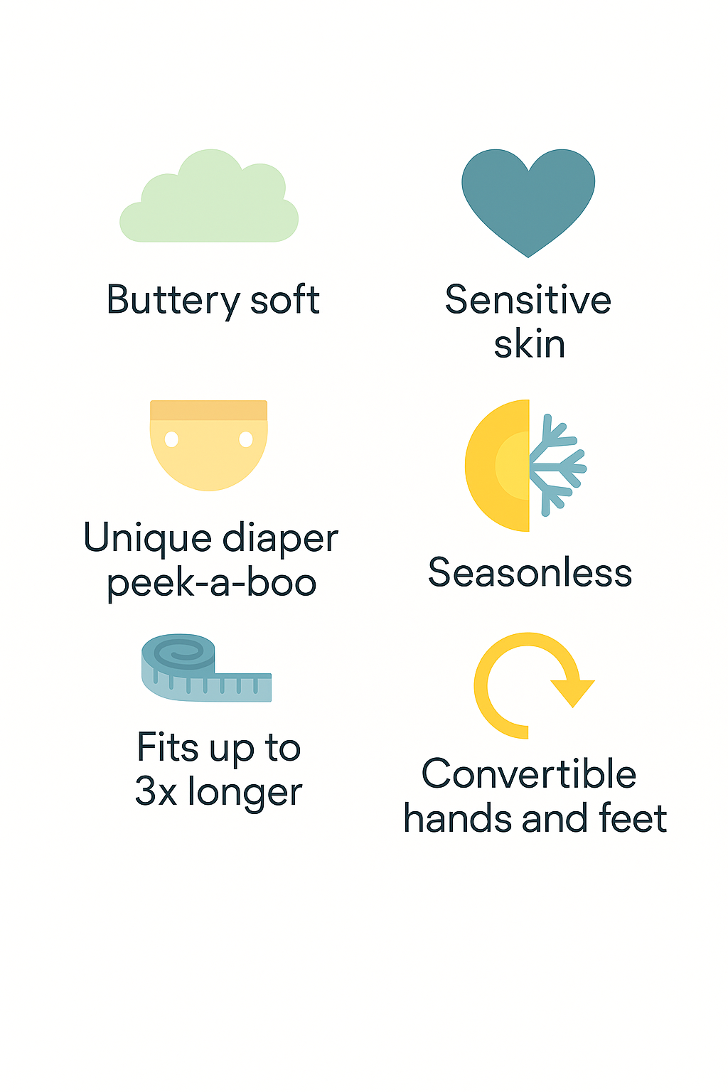 LURE by Lina - Vente Grenouillère – bébé - Collection Essentials26