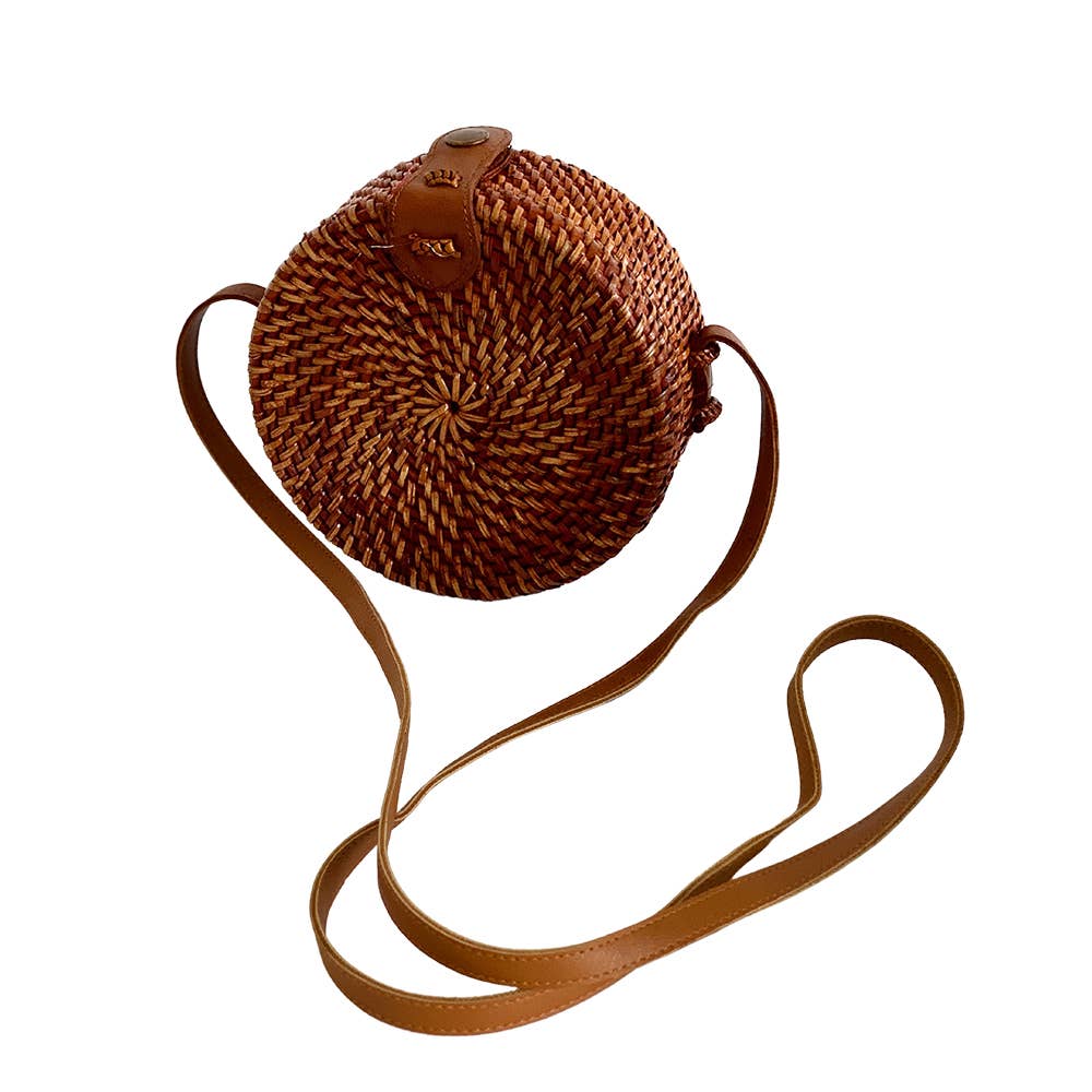 VIE - Wholesale Crossbody Bag - Women's - Rattan Roundy Bag2