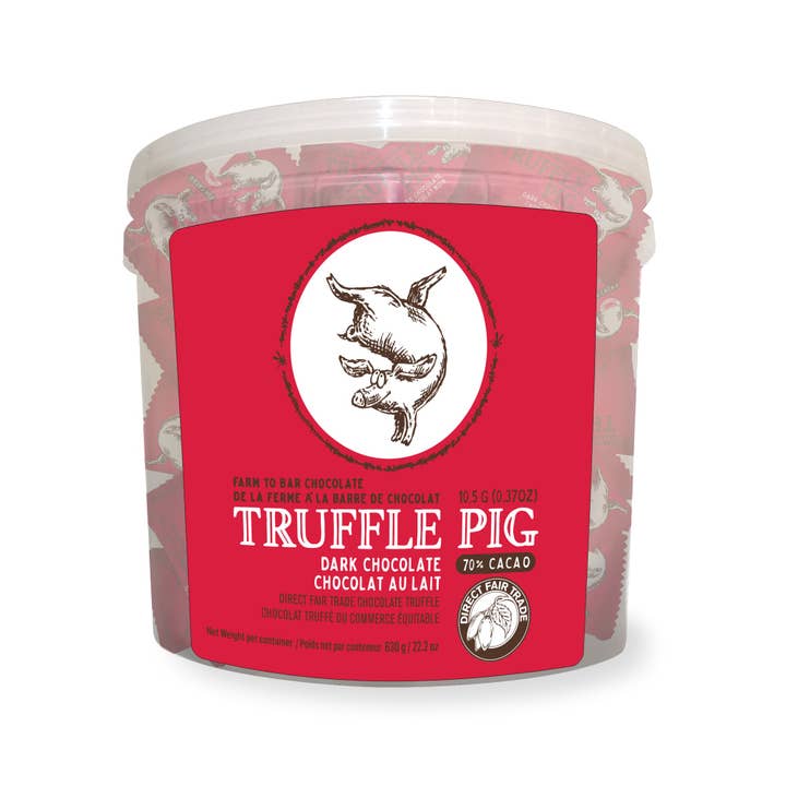 Truffle Pig - Wholesale Chocolate - 70% Cacao Dark Chocolate Piglets