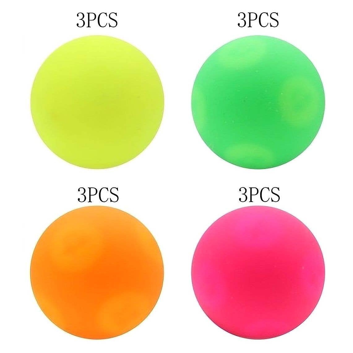 Diacly - Vente Balle/pâte antistress - Lot de 12 balles anti-stress sensorielles à visage souriant1