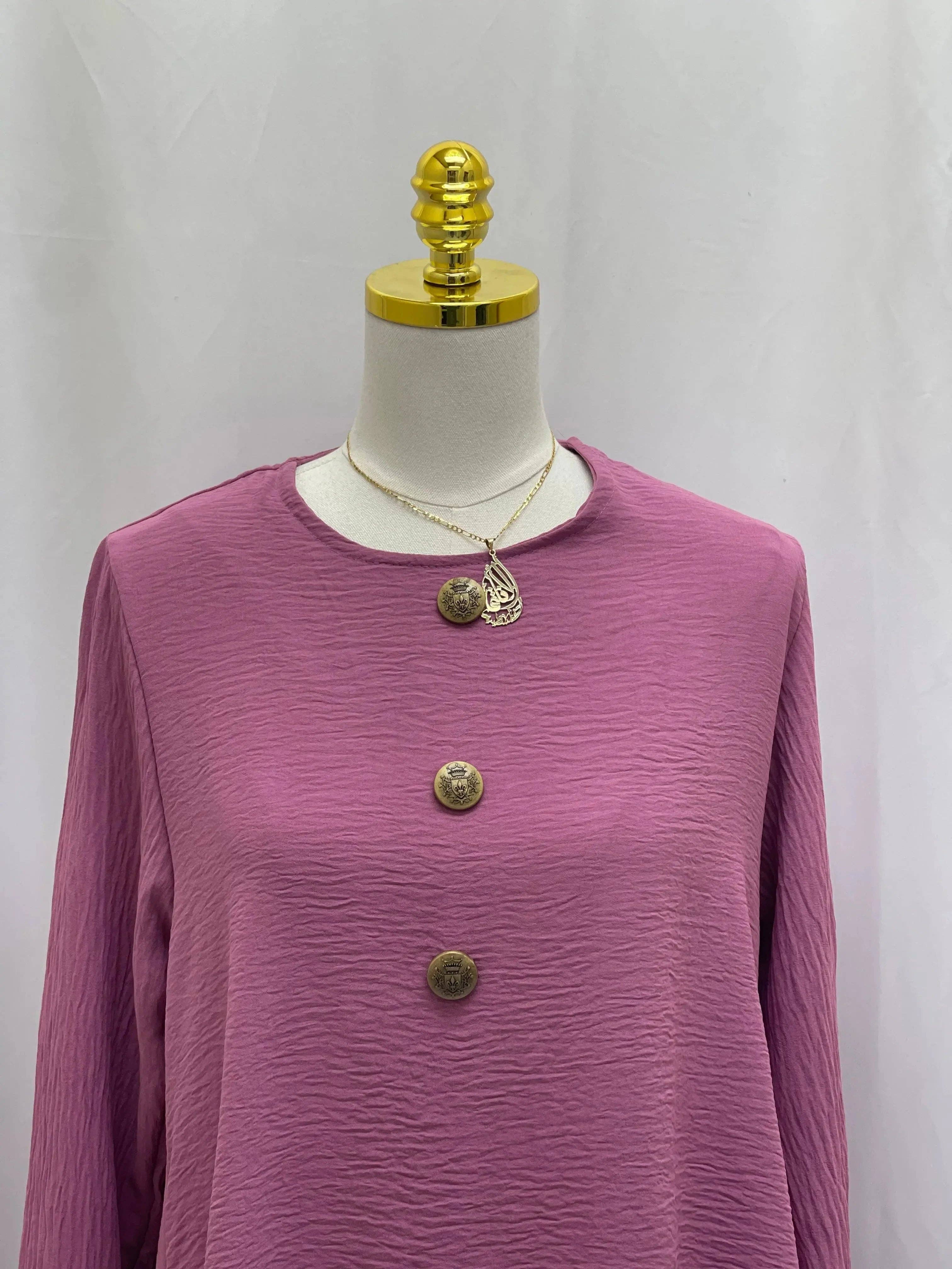 Palestinian Elegance - Wholesale Top & Pant Set (NOT Loungewear) - Women's - Modest Women's Long Tunic & Pant Set - Contemporary & Stylish35