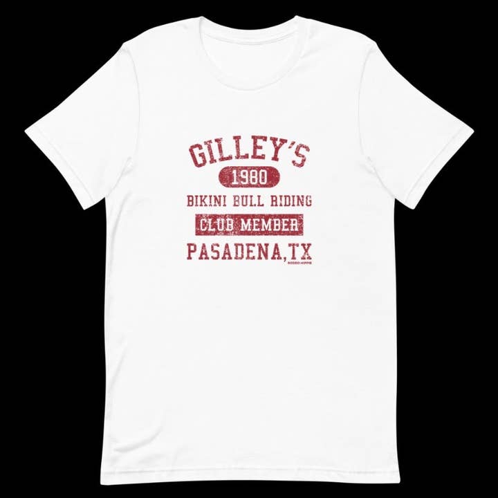 GILLEY'S CLUB MEMBER TEE WHITE for wholesale by Rodeo Hippie
