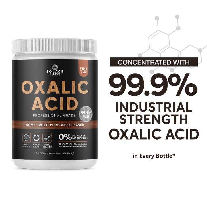 Solace - Vendita all'ingrosso Spray detergenti multiuso - Acido ossalico in cristalli di qualità premium per pulizia e rimozione ruggine1