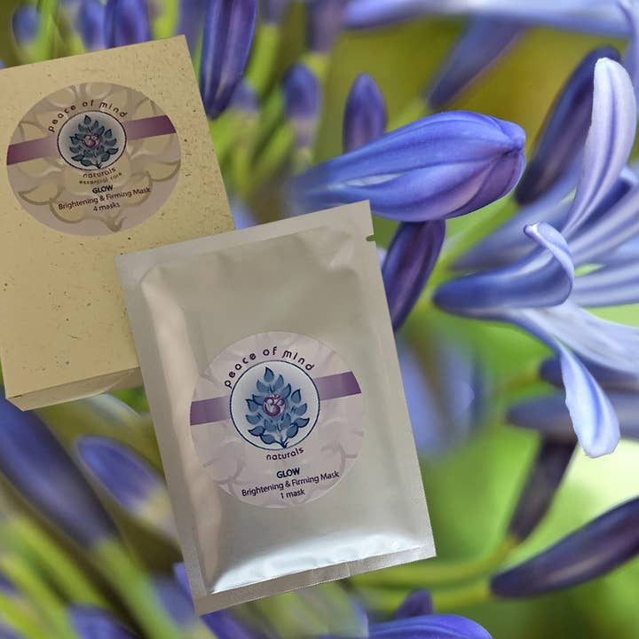 GLOW Brightening & Firming Mask • Box of 4 for wholesale by Peace of Mind Skin Care