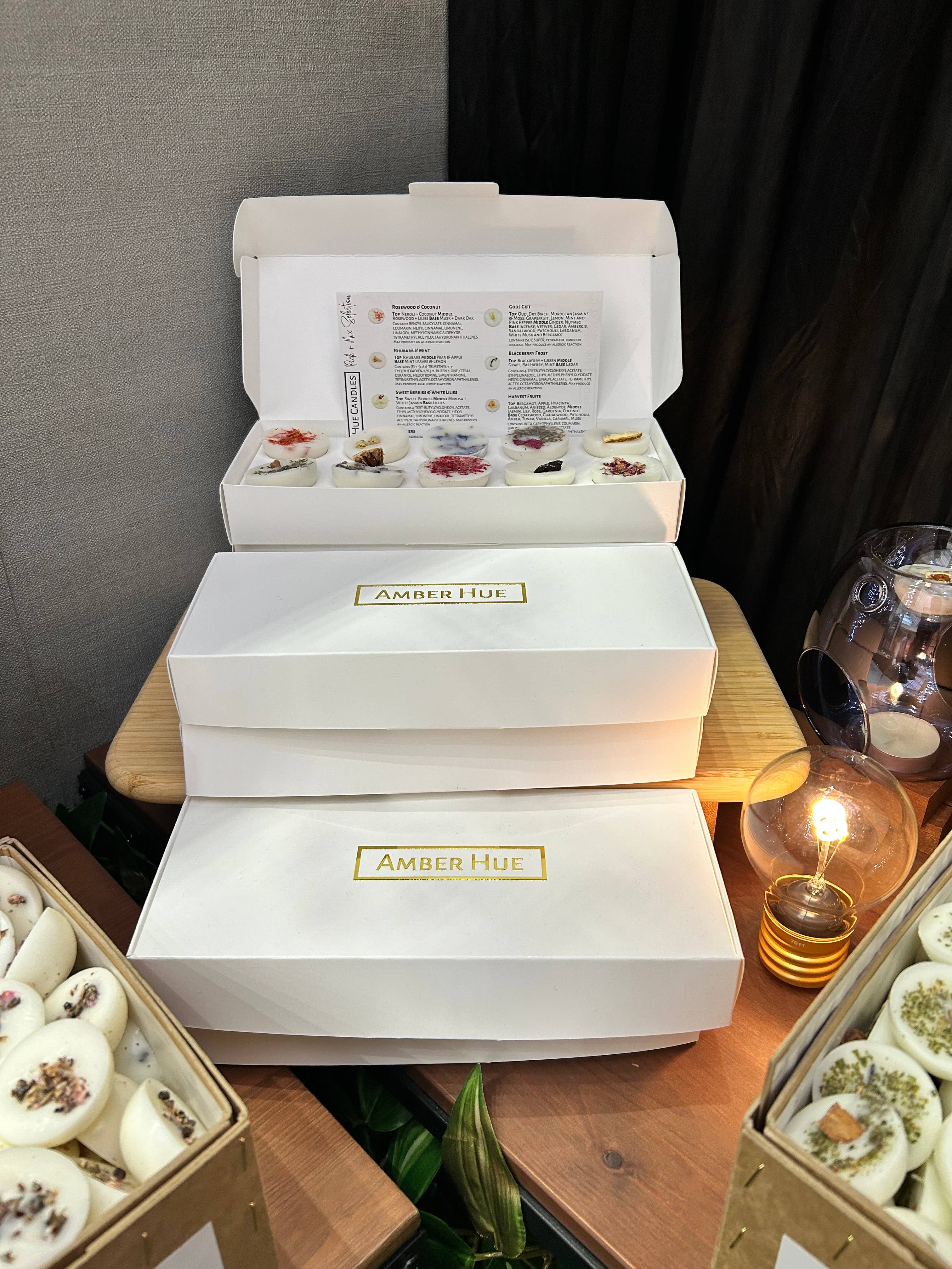 Amber Hue Candles – wholesale Wax melt – Pick your own botanical wax melts 18