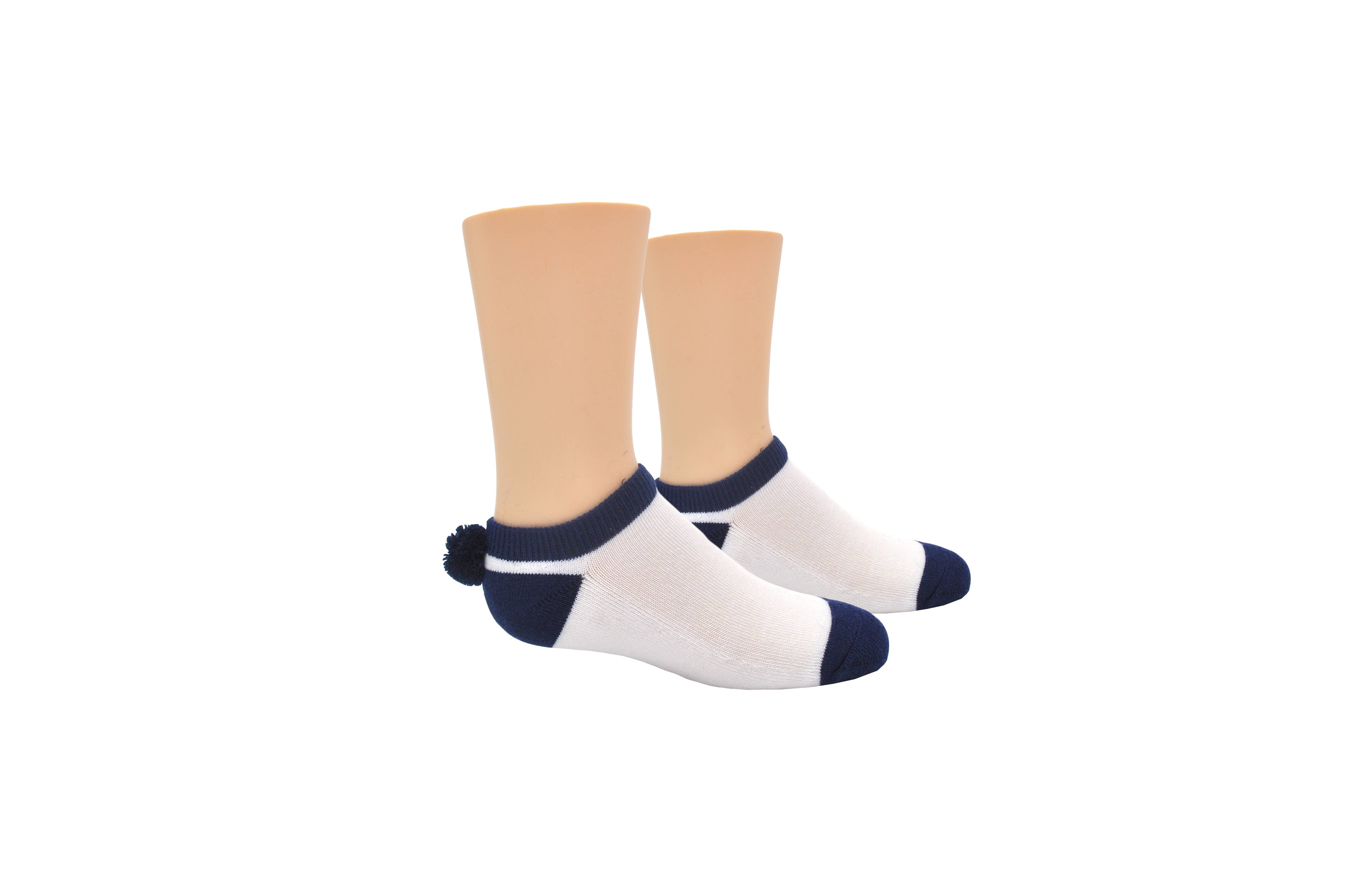 Everything Legwear - Wholesale Socks - Kids - Sock House Co. Athletic Pom Pom Lowcut Kids Socks3