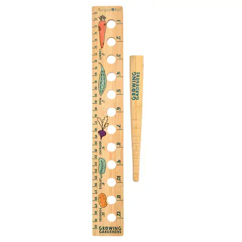 Burgon and Ball – wholesale Garden tool – NEW Growing Gardeners Planting Ruler and Dibber FSC100%3