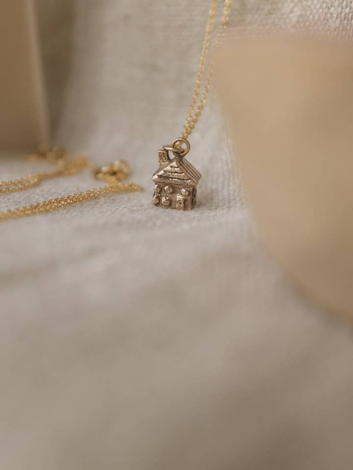 Cabin Necklace for wholesale by Dawning Collective