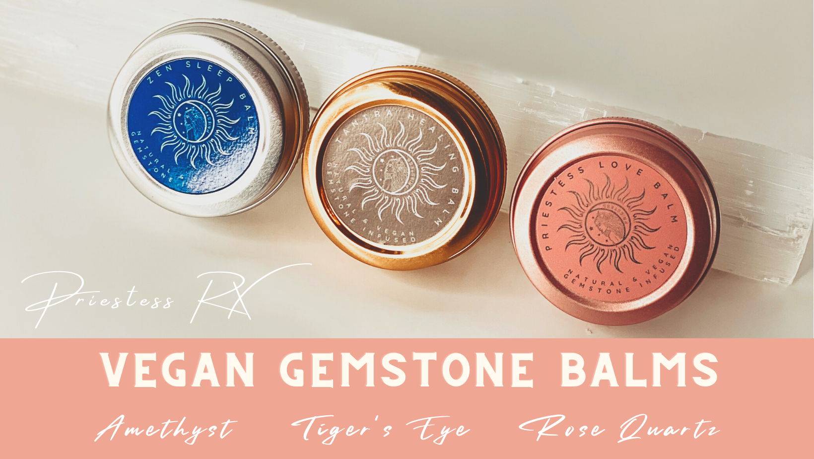 Priestess RX - Wholesale Healing Salve/Balm/Cream - Gemstone Infused Balm Bundle3