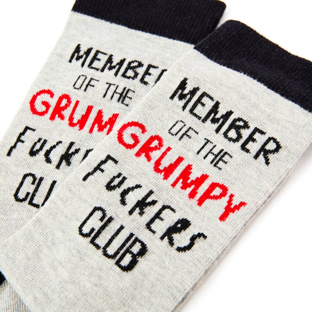 Urban Eccentric - Wholesale Socks - Unisex - Unisex Member Of The Grumpy Fuckers Club Socks2