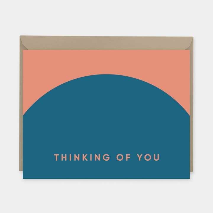 Tarjeta Geo Thinking of You VI, geométrica para venta al por mayor de The Design Craft