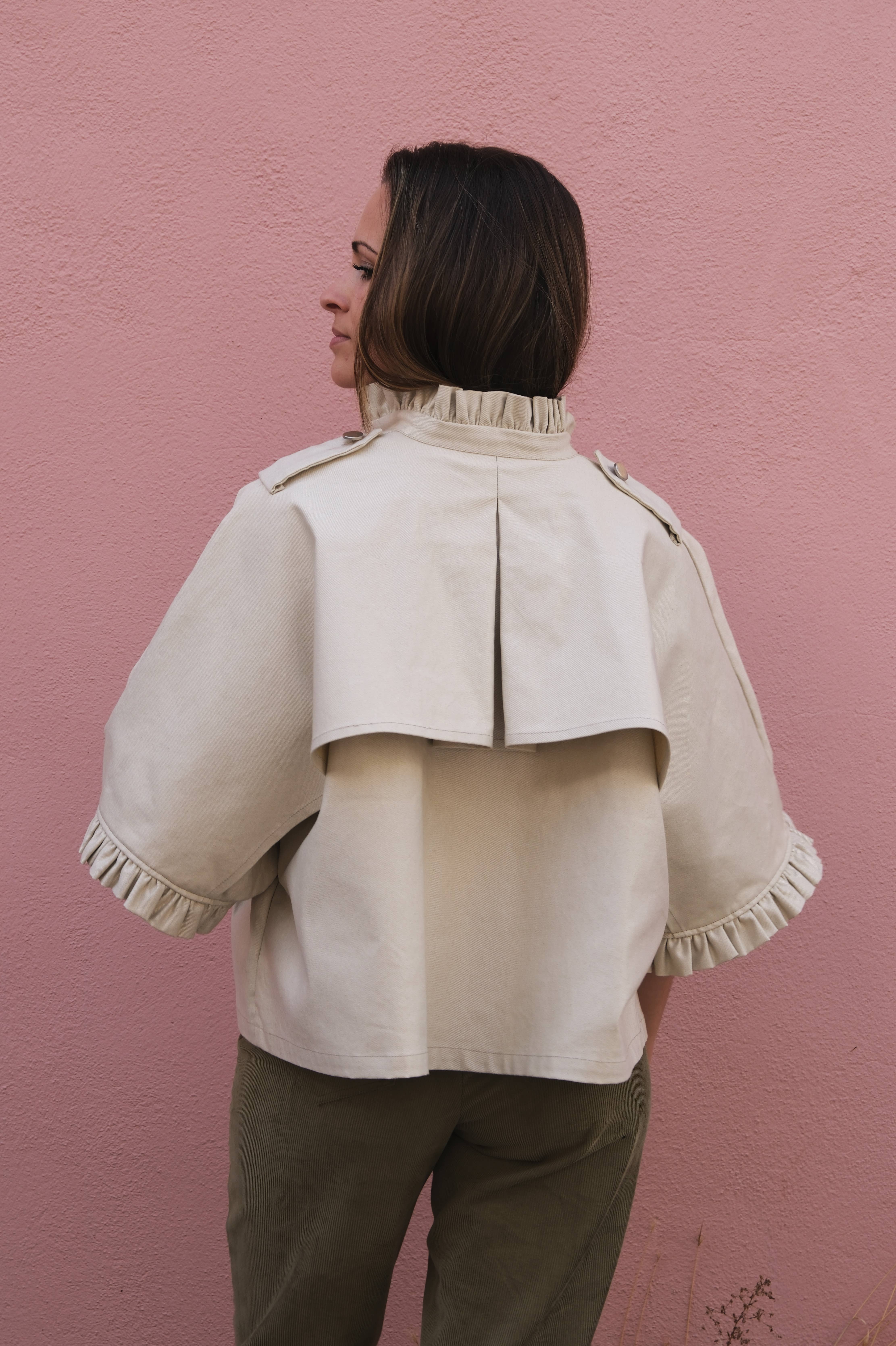 Cha' coud - Wholesale Trench Coat - Women's - Sewing pattern - Alixia trench coat2