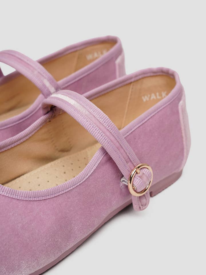 Paez - Wholesale Flats/Loafers - Kids - MARY JANE VELVET IRIS9