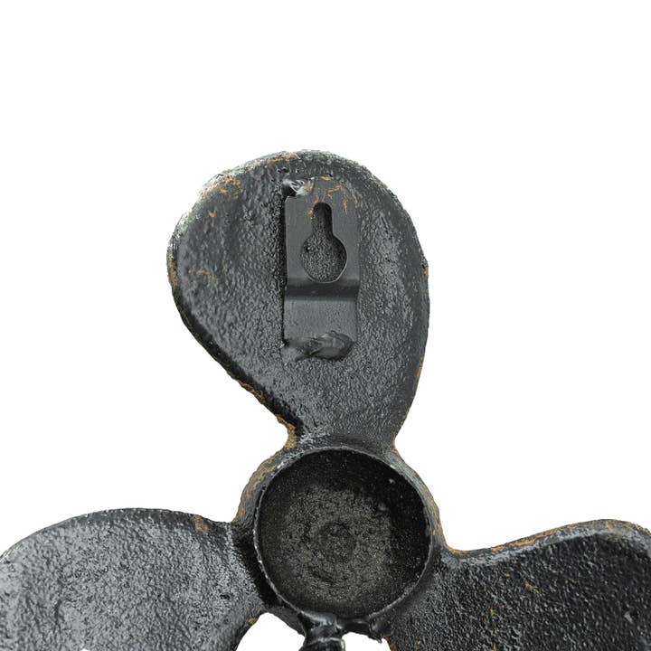 Foreside Home & Garden - Wholesale Wall Hook - Rustic Cast Iron Propeller Wall Decor Hook Aged Bronze4