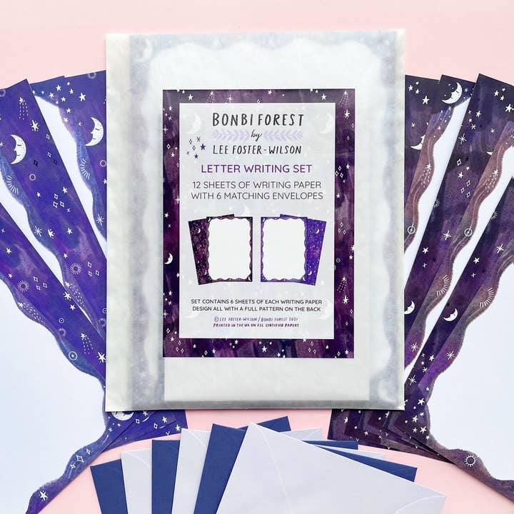 Celestial Letter Writing Set for wholesale by Bonbi Forest