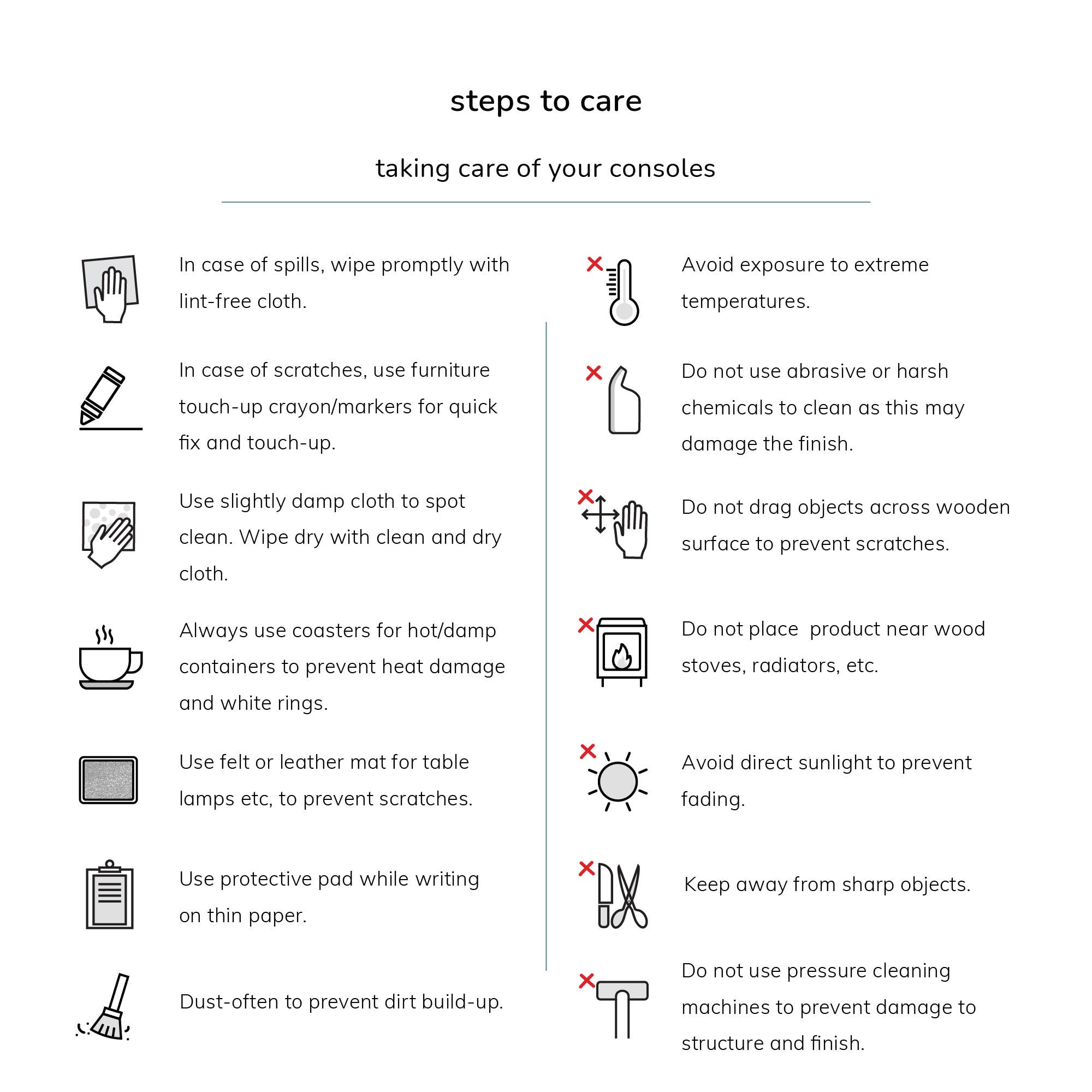 MH London - Wholesale Console Table - Flint Iron & Glass Sofa & Console Table8