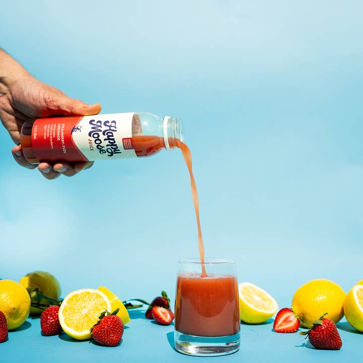 Happy Moose Juice - Wholesale Fruit Juice - NEW - Strawberry Yuzu Lemonade - Organic Cold-Press Juice2