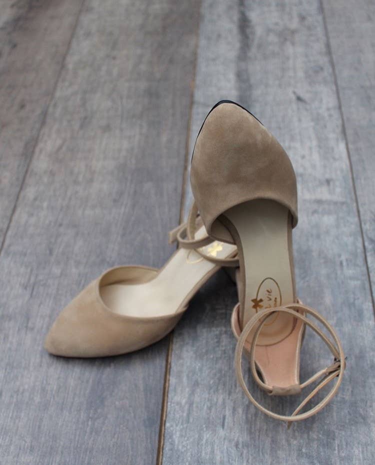 La vie - Wholesale Sandaal - Dames - La vie Viola hakken in beige0