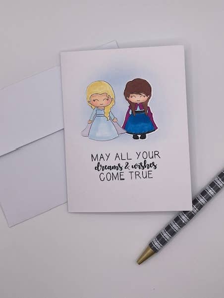 Cold Princess, carte avec enveloppe pour la vente par Cards By Robin