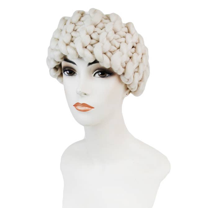 Cap Zone - Wholesale Fashion headband – women's - Loppy Mango Thick Knit Hand Crochet Headbands2