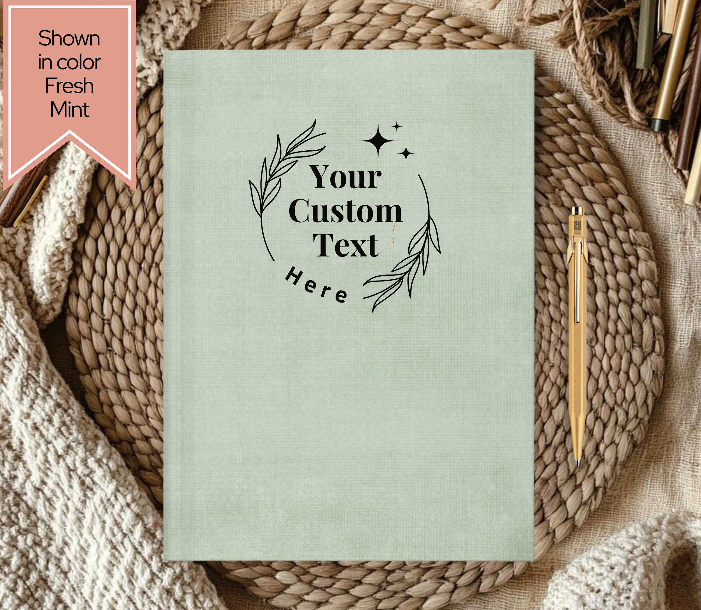 Sunny Day Style - Wholesale Journal/Diary - Custom Journals w. your logo - Yoga Wellness Studio8
