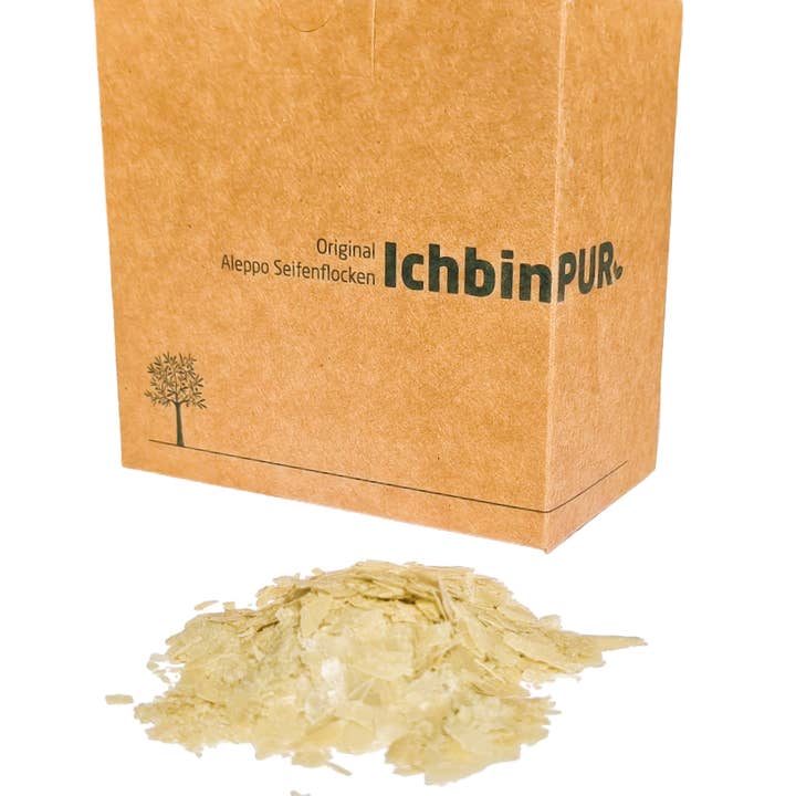 Aleppo soap, flakes, extra fine for wholesale by IchbinPUR