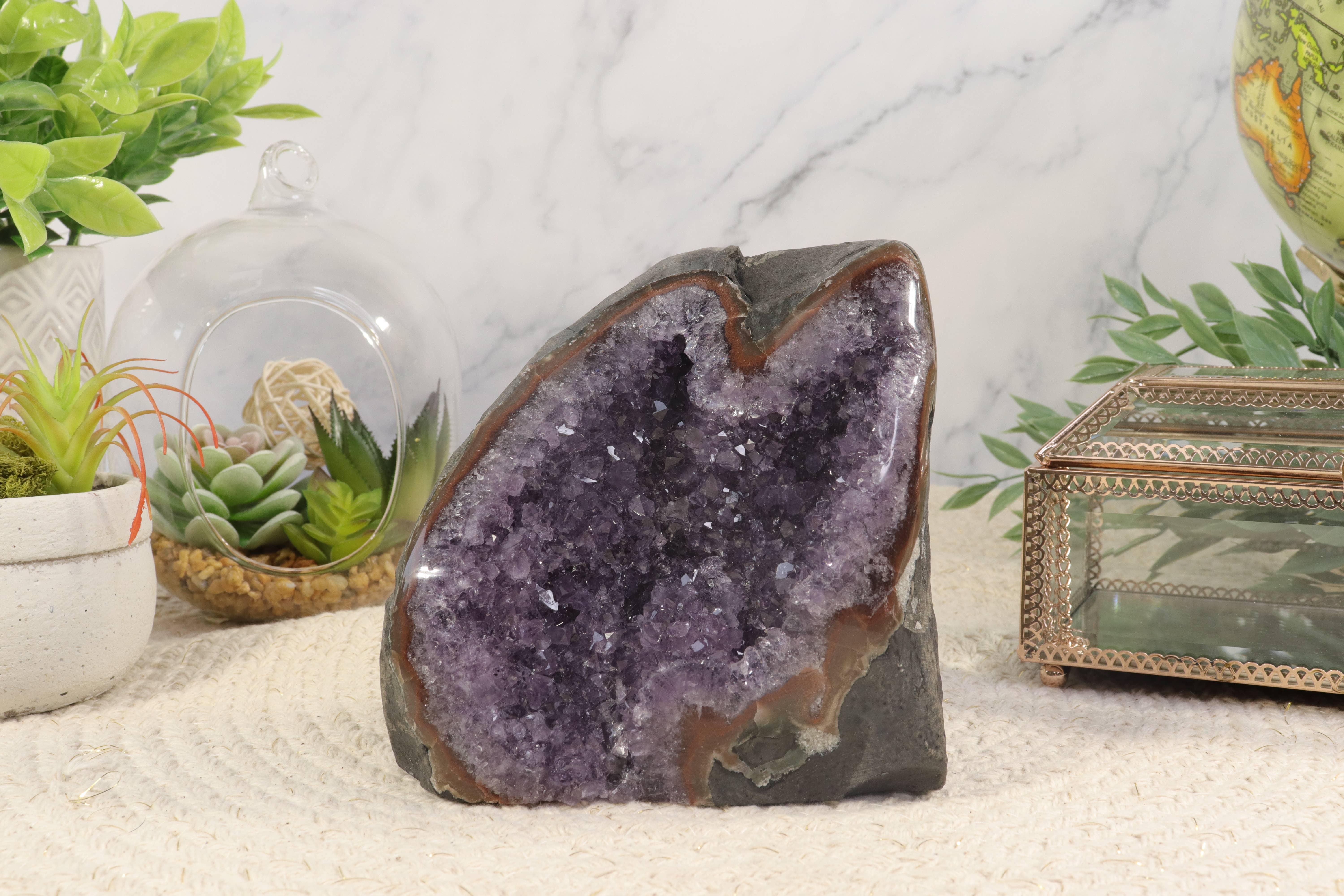 Natures Artifacts Inc - Wholesale Spiritual Stone/Crystal - Amethyst Cluster Druze Natural Decorator17