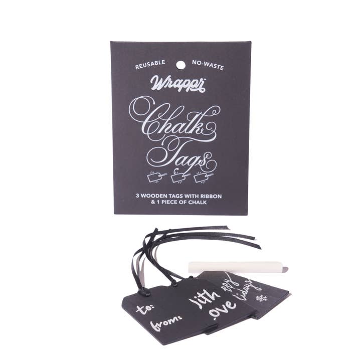 Reusable Gift Tags | 3-Pack for wholesale by WRAPPR Gift Wrap