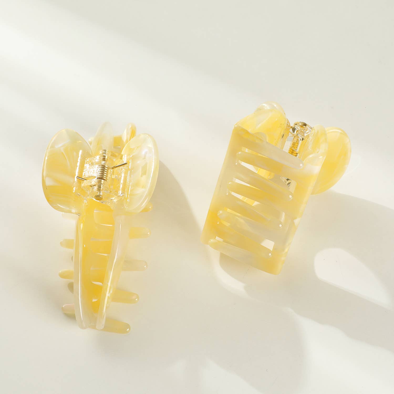 Assortiment Adorno Adorro Limoncello | Lot de pinces à cheveux petites/moyennes en acetate en vente sur Faire1