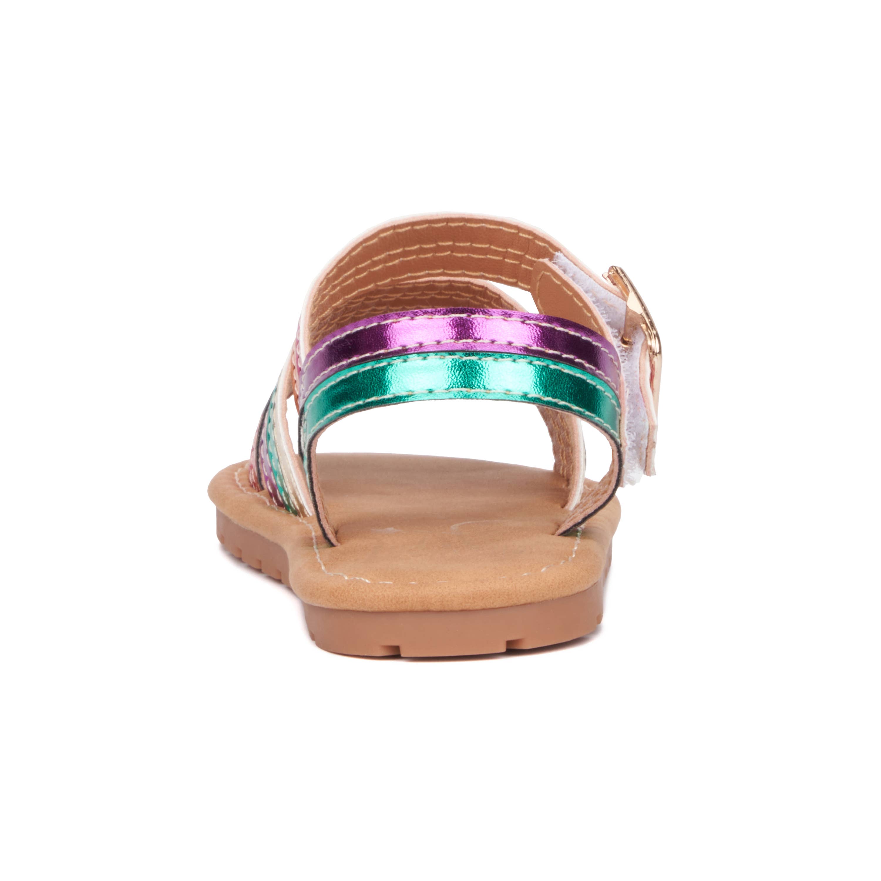 S3 Holding - Vendita all'ingrosso Sandali - Bambini - Sandali a ciabatta arcobaleno per bambina Olivia Miller.11