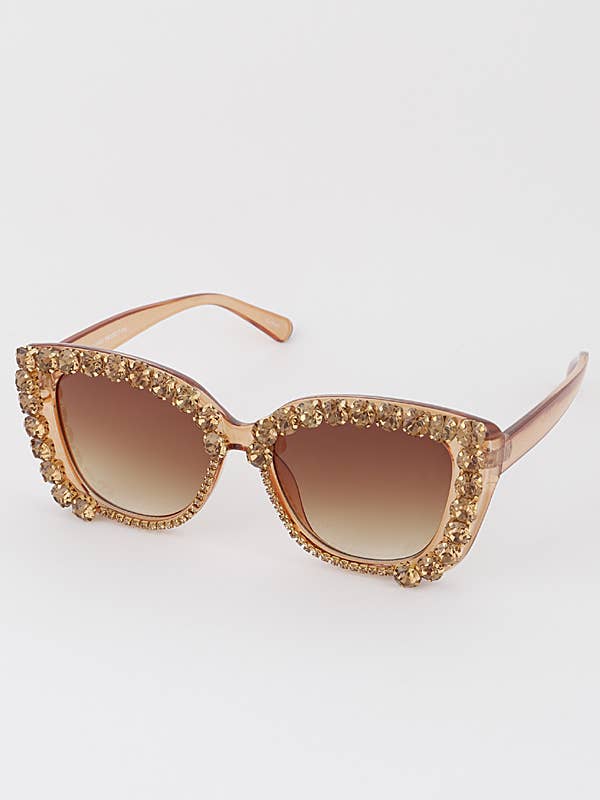 Bejeweled katt öga solglasögon för wholesale av Shop Neighbors