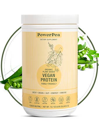POWER PEA Plant Based, Organic, Unflavored Vegan Protein for wholesale by Power Pea