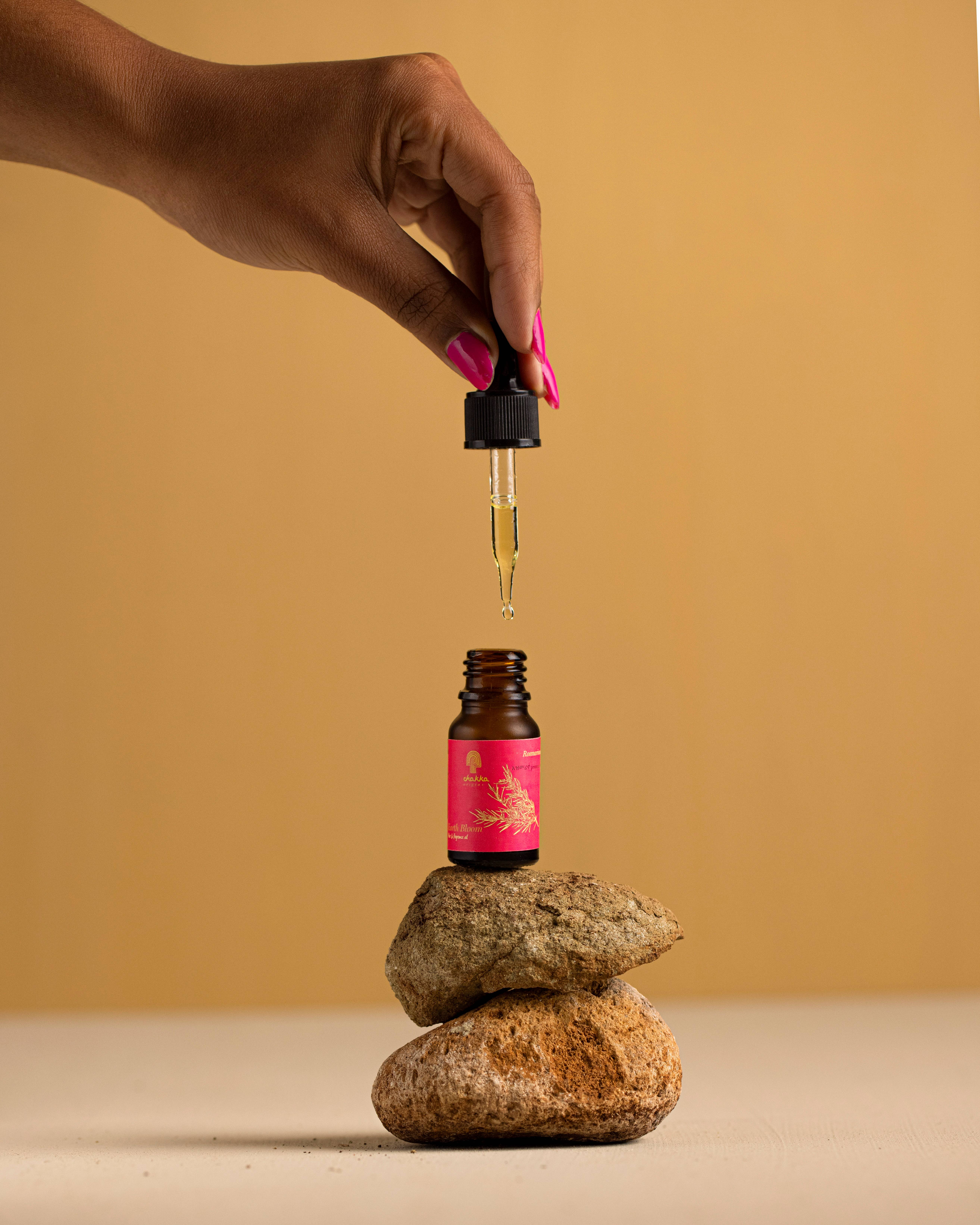 Chakka Origins - Wholesale Hair Oil - EARTH BLOOM | Rosemary Oil1