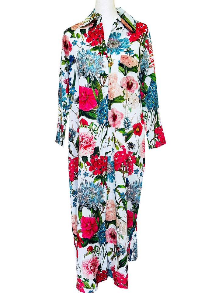 Lucy Shirt Dress - Lavington for wholesale by Rosehip Design