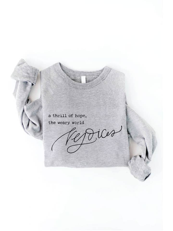 OAT COLLECTIVE - Wholesale Graphic Sweatshirt - Women's - A THRILL OF HOPE Graphic Sweatshirt12