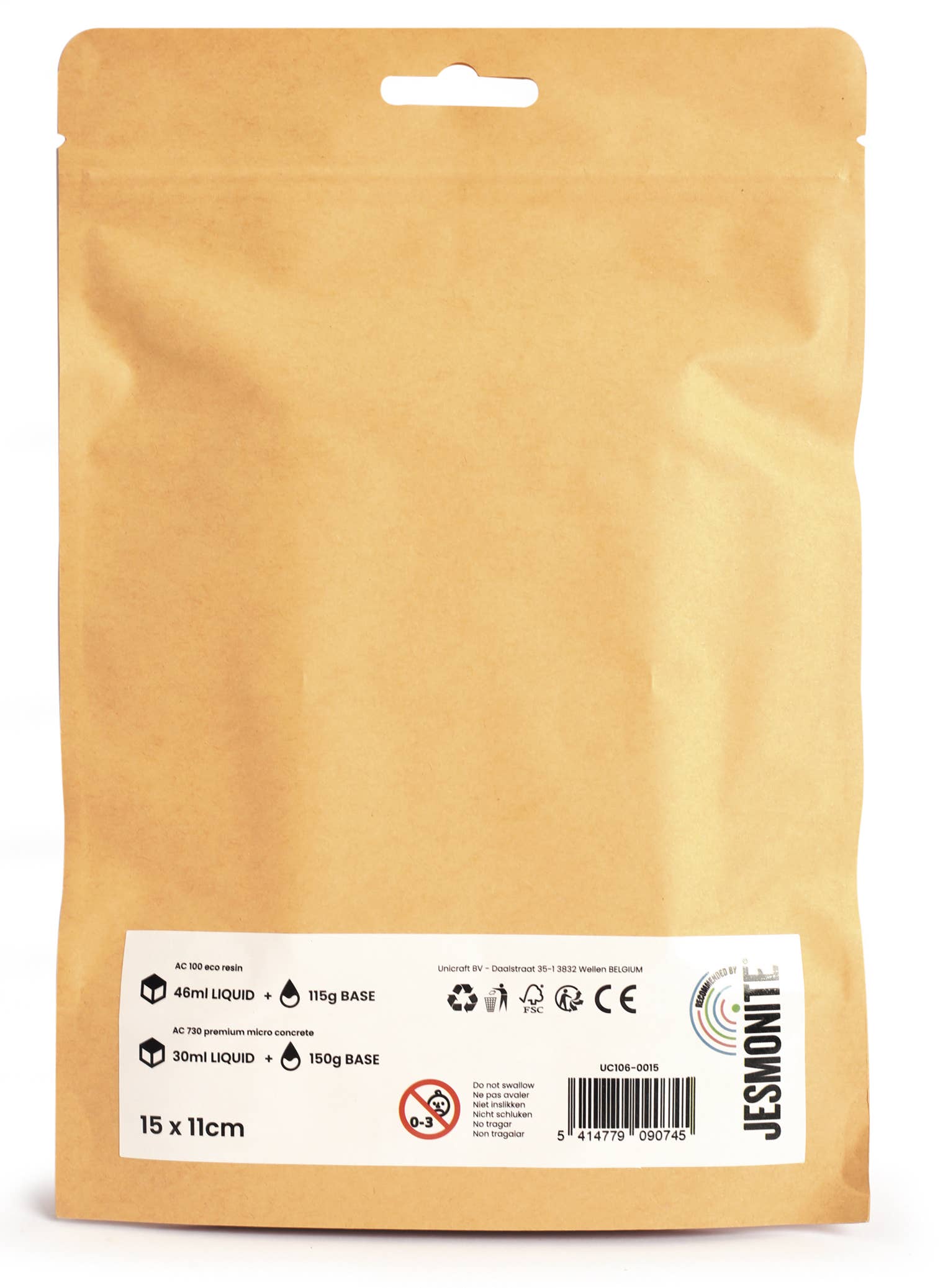 Graine Créative - Wholesale Craft Tool - SILICONE MOLD CUT 15CM X 11CM - RECTANGLE jesmonite2